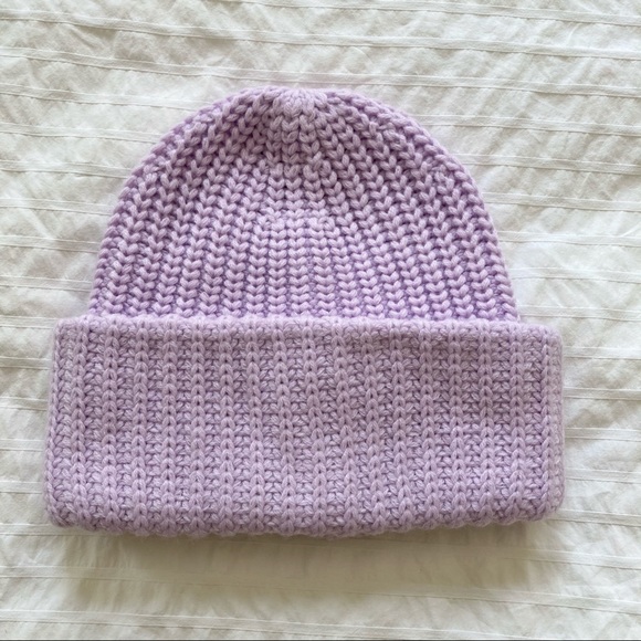 Urban Outfitters Pastel Purple Beanie 